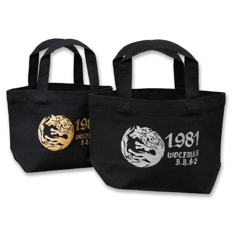 ムーンウルフリサイクルコットンランチトート