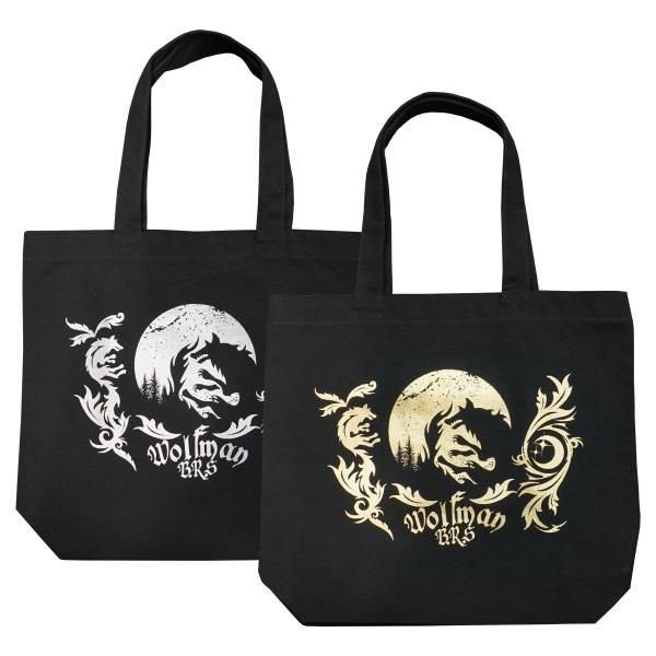 WOLFMAN B.R.S ウルフマンブラザーズ wolfmanbrs ムーンウルフボタニカル柄トー...