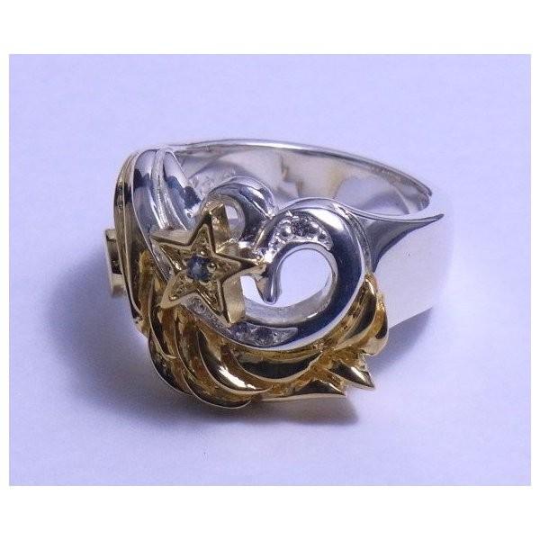 シルバーアクセサリー シルバー925  シルバー リング/指輪 フェザースターリングＧ狼 ウルフ ウ...