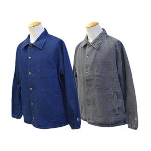 全2色【BLUCO/ブルコ】2025SS「12oz Denim Coach Jacket/12オンス...