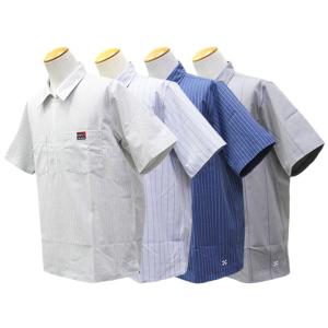 全4色【BLUCO/ブルコ】2025SS「Pullover S/S Stripe Work Shir...