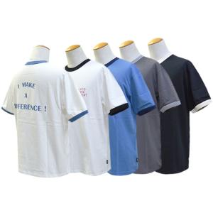 全5色【BLUCO/ブルコ】2025SS「Print Ringer Tee”DIFF”/プリントリン...