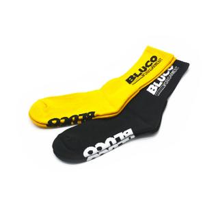 2足セット【BLUCO/ブルコ】2025SS「2 Pack Sox"LOGO"/2パックソックス”ロ...