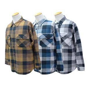 BLUCO（ブルコ） OL-11-048 BUFFALO CHECK FLANNEL SHIRT 3色(BLACK