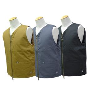 全3色【BLUCO/ブルコ】2025AW「V Neck Duck Vest/Vネックダックベスト」(...