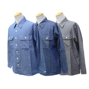 全3色【BLUCO/ブルコ】2026SS「Chambray L/S Work Shirt/シャンブレ...