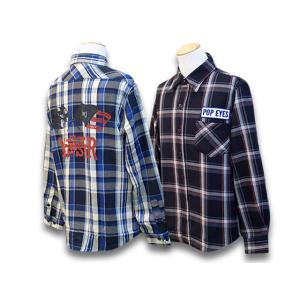 SAMS MOTORCYCLE サムズ BLOCK CHECK SHIRTS ブロック チェックシャツ