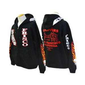 【415 CLOTHING/415クロージング】「Printed Zip Hoodie”SKULL&amp;...