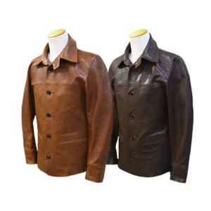全2色【FINE CREEK&amp;CO/ファインクリークアンドコー】「30'sレザーカーコート”Arca...
