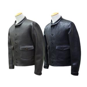 ビンテージ30's○Scully Bros.レザーコサックジャケット茶○240208i1-m