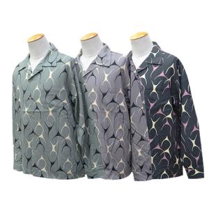 全3色【AT-DIRTY/アットダーティー】2026SS「Flames L/S Shirt/フレイム...