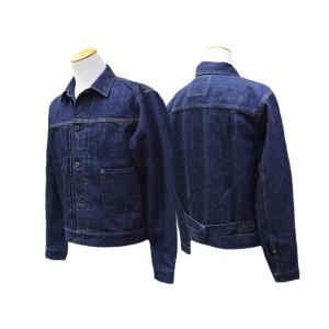 【BLACK SIGN/ブラックサイン】「14oz Denim Pleats Jacket/14オン...