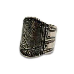 【CHOOKE/チョーク】「Indian Skull Ring”Large”/インディアンスカルリン...