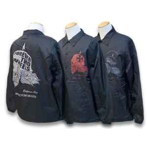 RAT FINK（ラットフィンク） RAT FINK COACH JACKET BLACK/BLACK X-RAY