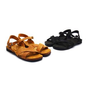 全2色【CLINCH/クリンチ】「Cross Sandal/クロスサンダル」(Roughout Le...