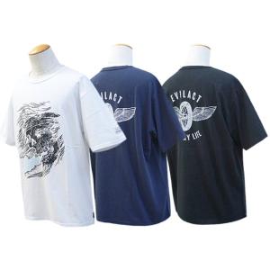 全3色【EVILACT/イーブルアクト】2024SS「Skull S/S Tee/スカルショートスリ...