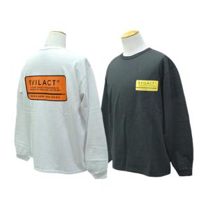 全2色【EVILACT/イーブルアクト】2026SS「BOX LOGO L/S Tee/ボックスロゴ...