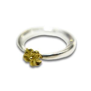 FIRST ARROW's（ファーストアローズ） K18インディアンフラワー付き8mm