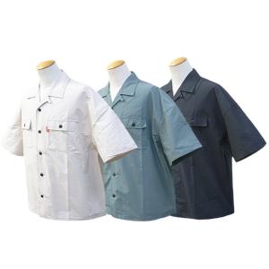 全3色【FLUTTER/フラッター】2024SS「T/C Open Collar S/S Work ...