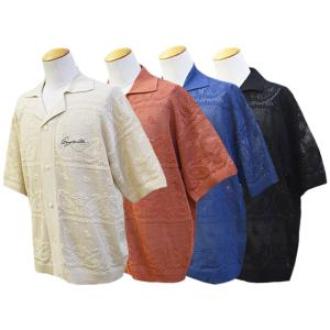 全4色【GANGSTERVILLE/ギャングスタービル】2024SS「Jacquard Knit S...
