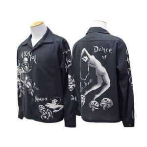 GANGSTERVILLE（ギャングスタービル） ウールチェックシャツ 長袖