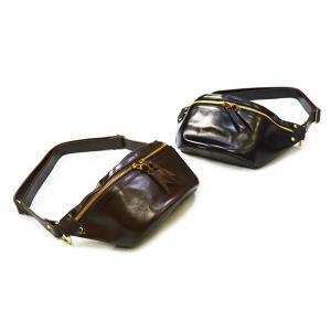 全2色【INCEPTION/インセプション】「Horse Hide Fanny Pack/ホースハイ...