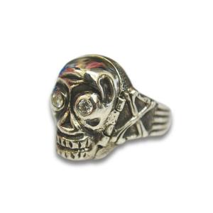 【Peanuts&amp;Co/ピーナッツカンパニー】「Skull Poison Ring”Zirconia...