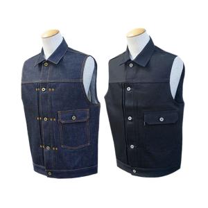 全2色【RED TAiL/レッドテイル】「Cross Denim Vest”4th”/クロスデニムベ...