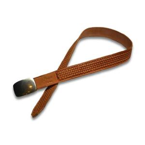 【Round head/ラウンドヘッド】「Benz Leather Basket Belt/ベンズレ...