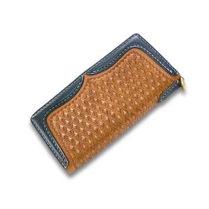 全2色【Round head/ラウンドヘッド】「Tracker Long Wallet”Plain