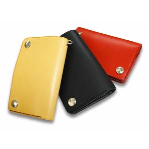 全3色【Round head/ラウンドヘッド】×【WOLF PACK/ウルフパック】「Middle Trucker Wallet”Plain”/ミドルトラッカーウォレット”プレーン”」(Nickel)｜wolfpack-ss