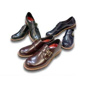全3色【TAKE FIVE MILE/テイクファイブマイル】「Monk leather Shoes/...
