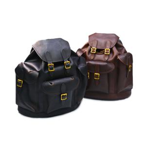全2色【vasco/ヴァスコ】「Leather Army Rucksack/レザーアーミーラックサッ...