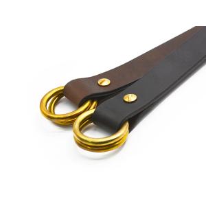 全2色【vasco/ヴァスコ】「Leather Ring Belt”Narrow”/レザーリングベル...