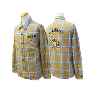 (30&amp; OFF)【WEIRDO/ウィアード】2024SS「Check Shirts”FUCK U”...