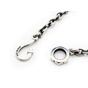 【WEIRDO JEWELRY/ウィアードジュエリー】「Nut Necklace Chain/ナットネックレスチェーン」(Silver925)(ギャングスタービル/GLAD HAND/グラッドハンド)