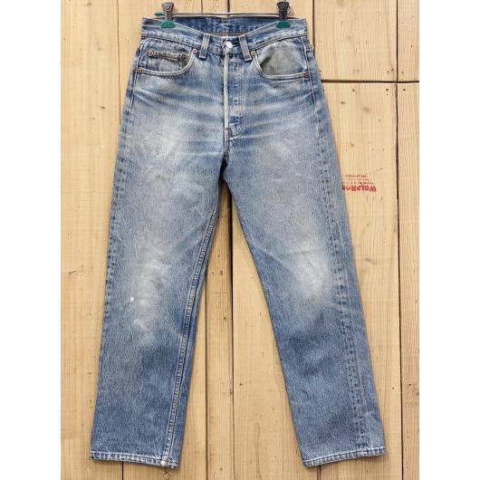 激ヒゲ リーバイス501 ハチマル LEVIS501 古着 80S MADE IN USA W29×...