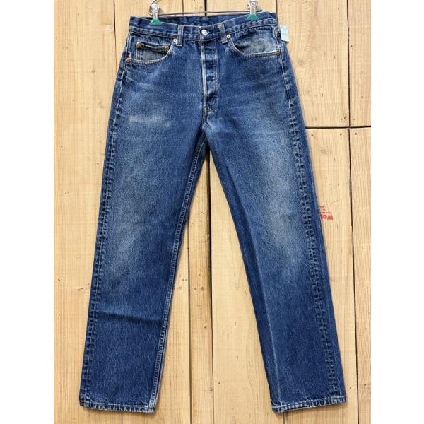 美品 激ヒゲ リーバイス501 古着 LEVIS501 OLD90S MADE IN USA W31...
