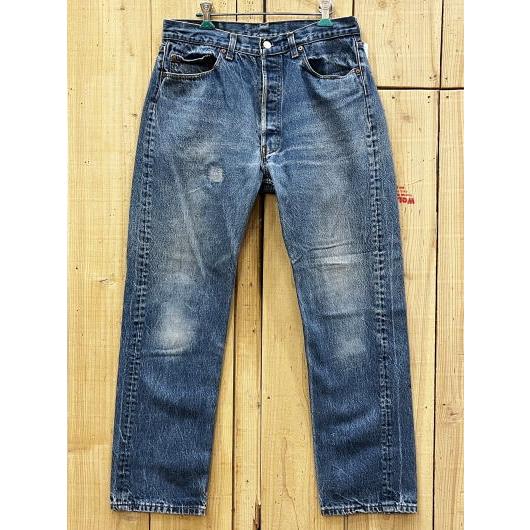 激ヒゲ リーバイス501 古着 LEVIS501 ハチマル 80S MADE IN USA W33×...