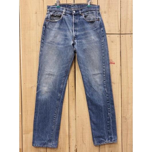 激ヒゲ リーバイス501 古着 LEVIS501 ハチマル インサイドシングル 80S MADE I...