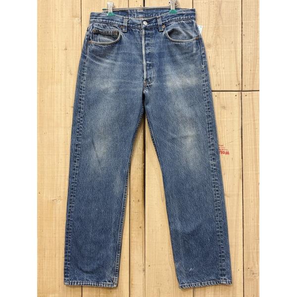 美品 激ヒゲ リーバイス501 古着 LEVIS501 ハチマル CAREスタンプ 80S MADE...