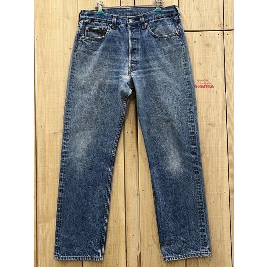 超激ヒゲ リーバイス501 古着 LEVIS501 80S ハチマル MADE IN USA W33...