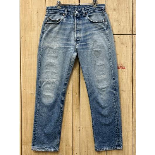激ヒゲ リーバイス501 古着 LEVIS501 ハチマル インサイドシングル 80S MADE I...