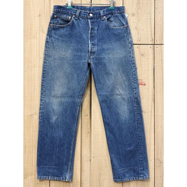 ヒゲ リーバイス501 古着 オールド90S LEVIS501 MADE IN USA W34×L2...