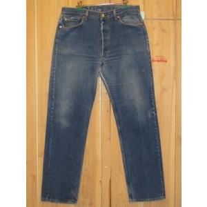 80S古着 ヒゲ/MADE IN USA/ハチマル/ LEVIS/リーバイス 501/ W35×L3...