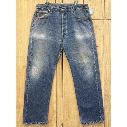 超激ヒゲ リーバイス501 古着 LEVIS501 90S W35×L30 MADE IN USA ...