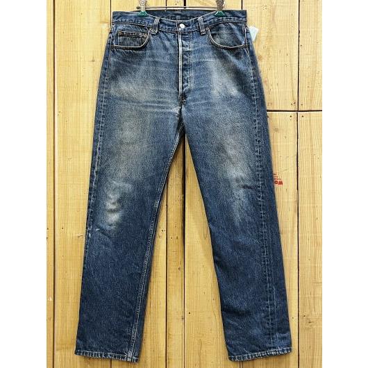 超激ヒゲ リーバイス501 古着 LEVIS501 ハチマル 80S MADE IN USA W35...