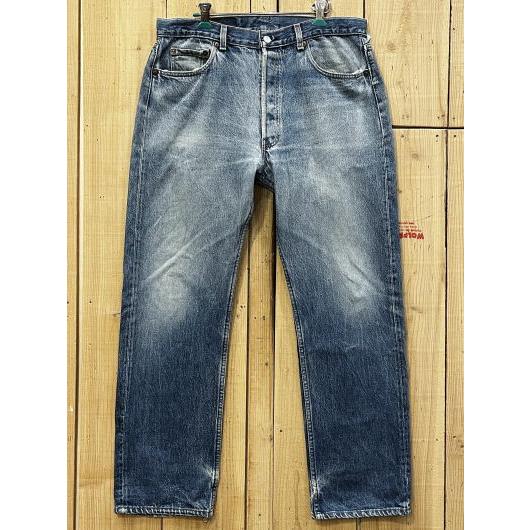 超激ヒゲ リーバイス501 古着 LEVIS501 ハチマル 80S MADE IN USA W35...