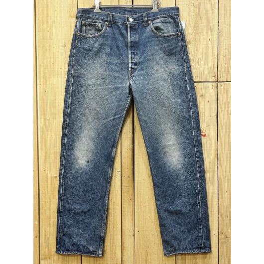 超激ヒゲ リーバイス501 古着 OLD90S LEVIS501 MADE IN USA W35×L...