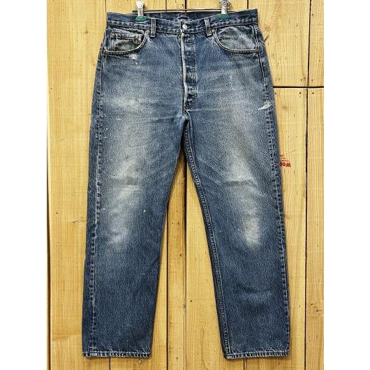 超激ヒゲ リーバイス501 古着 オールド90S LEVIS501 MADE IN USA W35×...